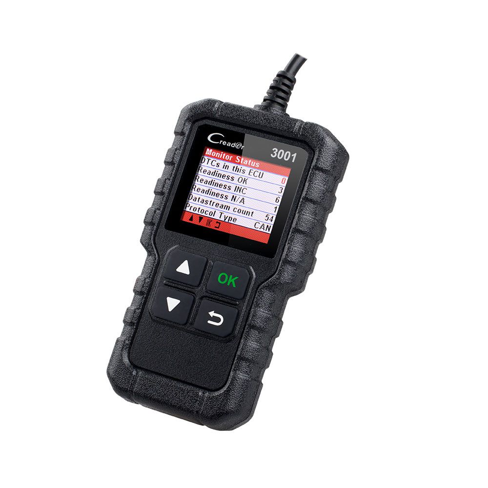 Launch Creader 3001 Full OBDII/EOBD Code Reader Scanner CR3001 Diagnostic Tool Multilingual same as AL419