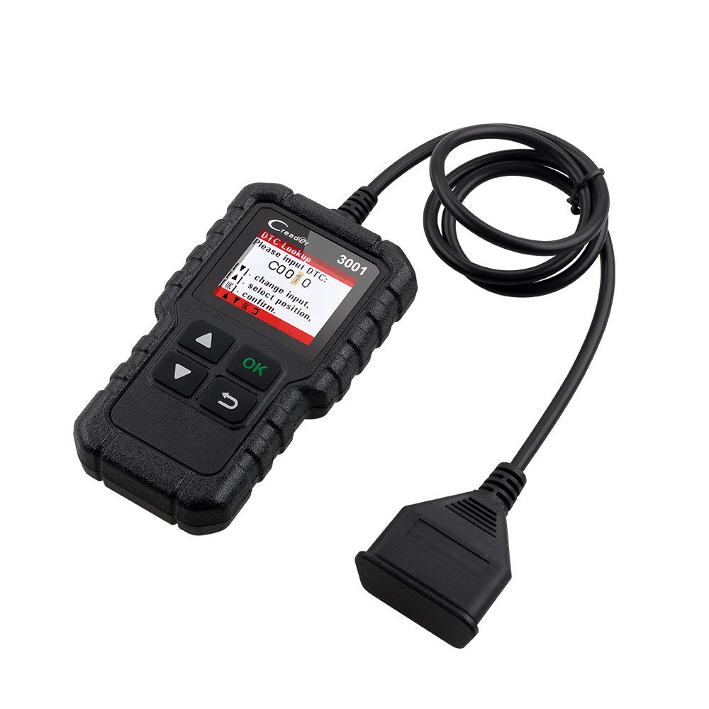 Launch Creader 3001 Full OBDII/EOBD Code Reader Scanner CR3001 Diagnostic Tool Multilingual same as AL419