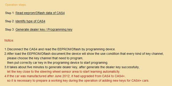 CAS4+ Authorize Package Works with Digimaster 3/CKM100 and Super BDM Programmer for BMW