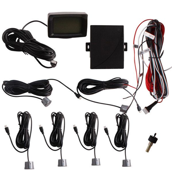 New Colorful LCD With 6 sensors Parking Sensor