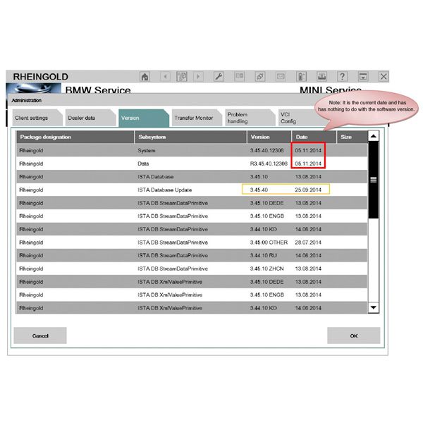 2014.11 BMW Rheingold ISTA-D 3.45.40 ISTA-P 53.5.003 Software HDD Multi Language Expert Mode
