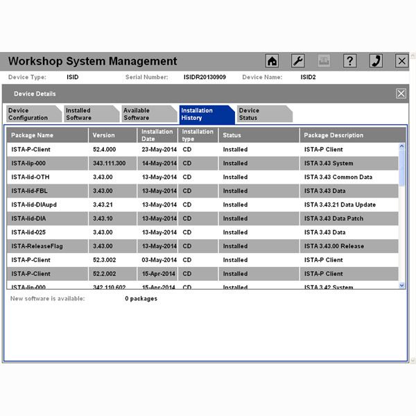 Newest 2014.6 ICOM ISTA-D 3.42.40 ISTA-P 52.4.000 Software HDD FOR BMW