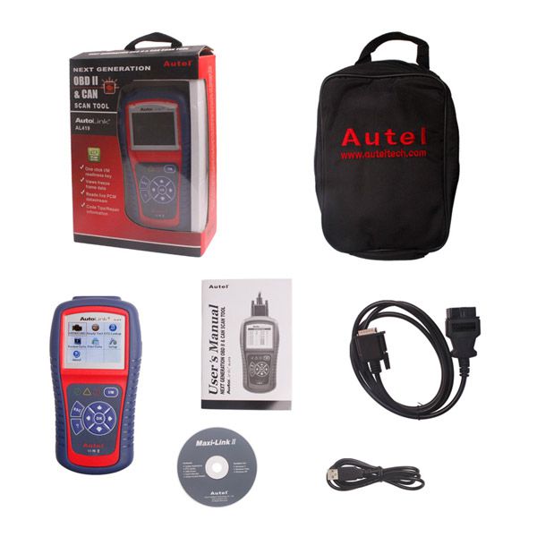 Promotion! Autel AutoLink AL419 OBDII EOBD & CAN Code Reader Support Online Update