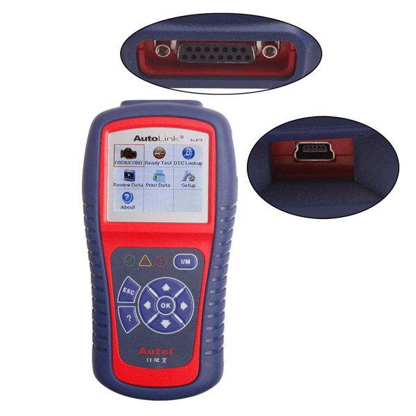 Promotion! Autel AutoLink AL419 OBDII EOBD & CAN Code Reader Support Online Update