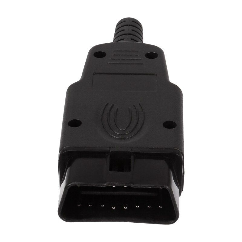 Car Accessories OBD2 16Pin Male Female Connector Plug Adapter OBD OBDII EOBD J1962 OBD2 16Pin Wiring Adapter 16Pin Shell