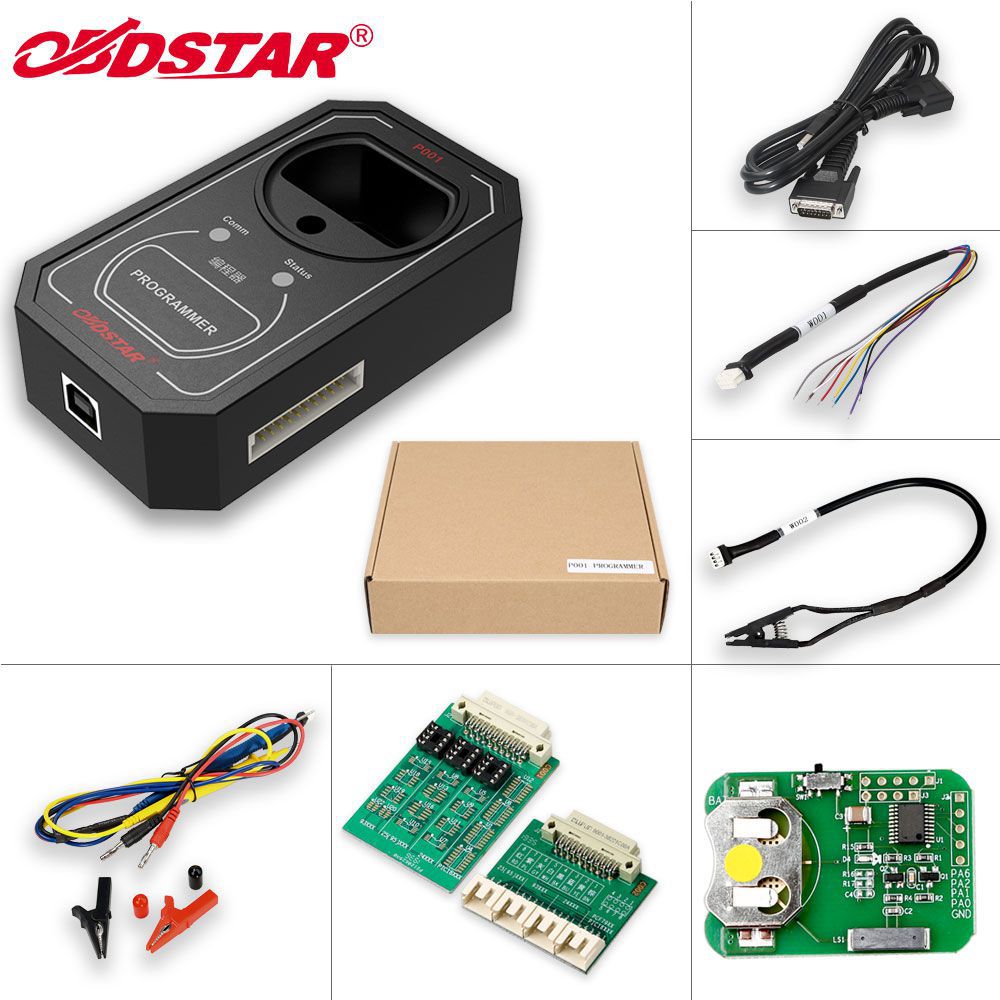 OBDSTAR P001 Programmer RFID & Renew Key & EEPROM Functions 3 in 1 Work with OBDSTAR X300 DP Master In Place Of RFID Adapter