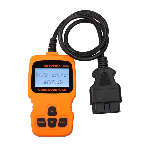 Autophix OM123 OBD2 EOBD CAN Hand-held Engine Code Reader (Orange Color)