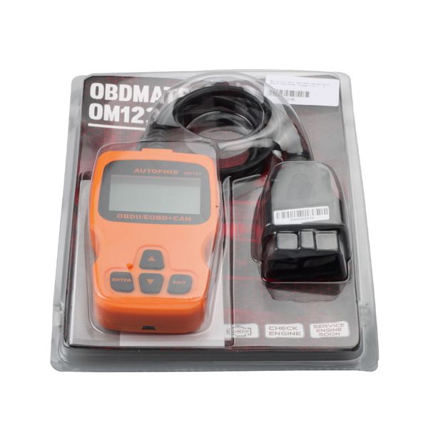 Autophix OM123 OBD2 EOBD CAN Hand-held Engine Code Reader (Orange Color)