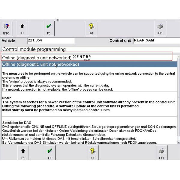 One Time Online SCN Coding Login Service for MB SD Connect C4