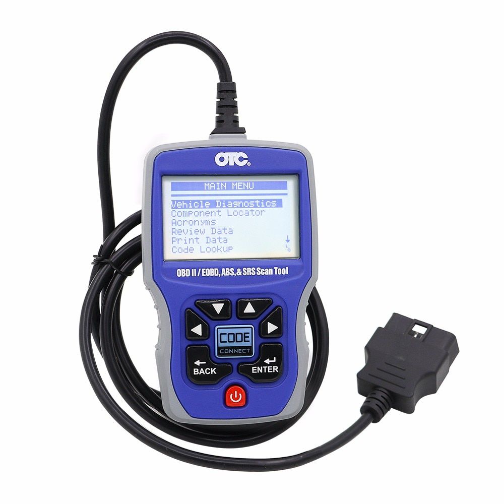 OTC 3111 PRO Trilingual Scan Tool OBD II, CAN, ABS & Airbag OBD2 Code Reader Read and erase DTCs