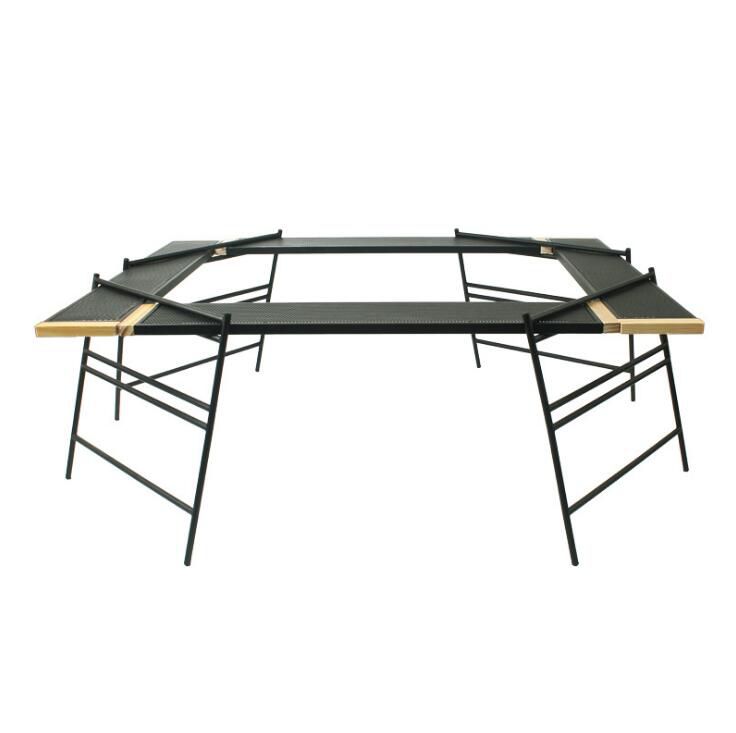 Outdoor Splicing Folding Table Camping Fire Place Table Portable Picnic BBQ Party Foldable Desk With Storage Bag