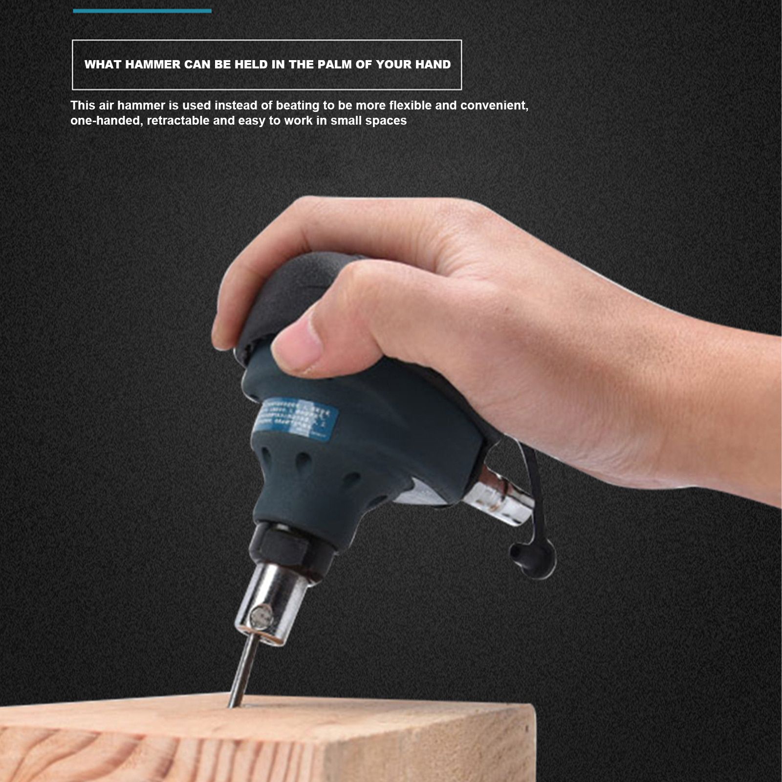 Pneumatic Palm Hammer Mini Air Palm Nailer Gun Woodworking Magnetic Steel Automatic Impact Hammer Tool Nailing Machine