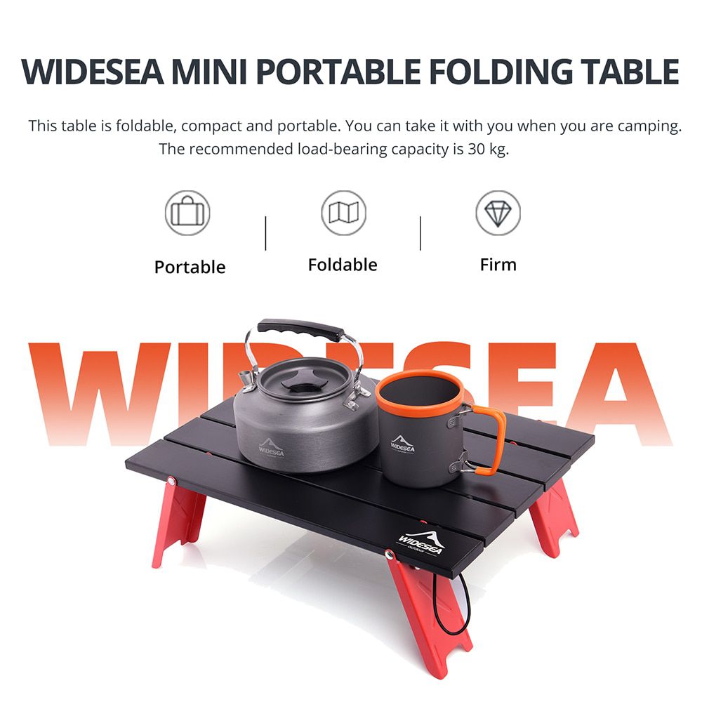 Camping Mini Portable Foldable Table for Outdoor Picnic Barbecue Tours Tableware Ultra Light Folding Computer Bed Desk