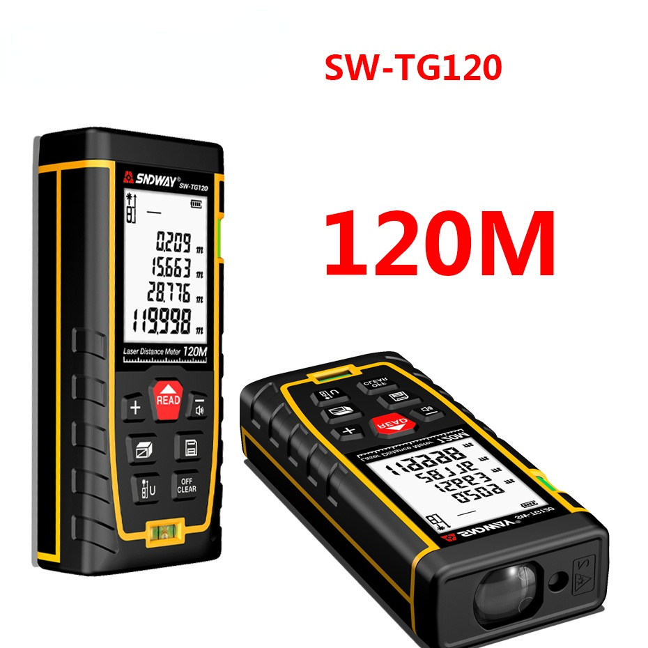 120M Rangefinder 50M 70M 100M Laser Distance Meter digital Green Red Laser Tape Range Finder Building Measure Device Ruler