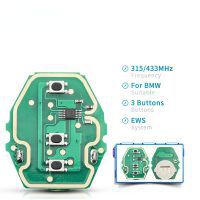 Remote Key Control Circuit Board Car For BMW EWS X3 X5 Z3 Z4 1/3/5/7 1 3 5 7 X3 X5 Z3 Series Fob 3 Buttons With ID44 Chip