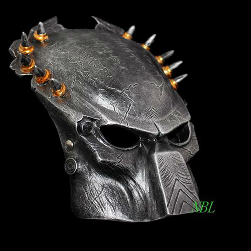 Bloodthirsty Lone Wolf Resin Masks Full Face The Movie Alien Vs Predator Theme Horror Masks Halloween Masquerade Party Costume