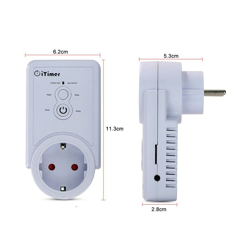 EU Plug GSM Smart Socket English Russian SMS Remote Control Timing Switch Temperature Controller with Sensor Power Outlet Plug