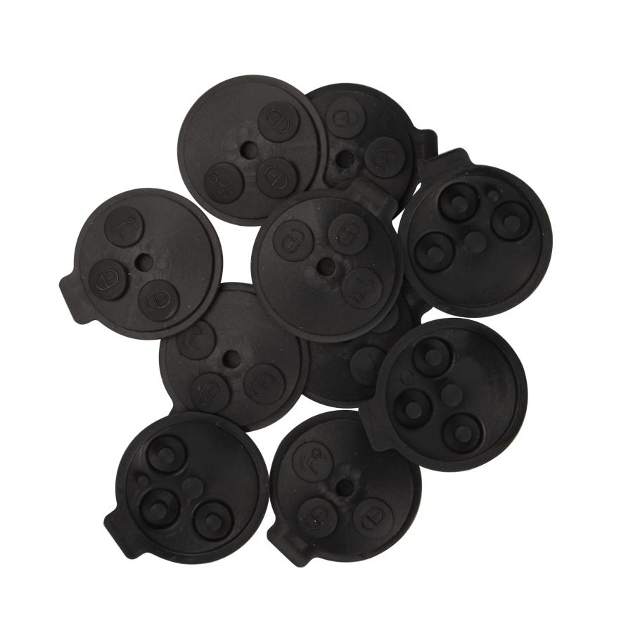 Smart Button Rubber 3 Button for Benz 10pcs/lot