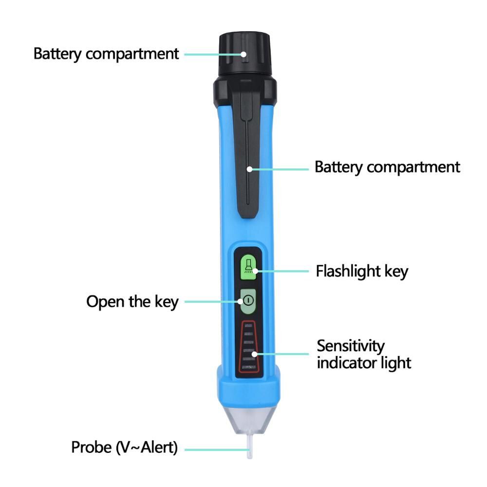 Smart Non-contact voltage detector AVD05 pen test pencil Alarm meter Socket voltage check Pen Sensor Tester