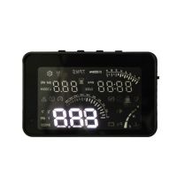 4 " Smart Voice HEAD UP DISPLAY with OBD2 Interface KM/h & MPH Speeding Warning W03 (with OBD line) Do Not Support Bluethooth