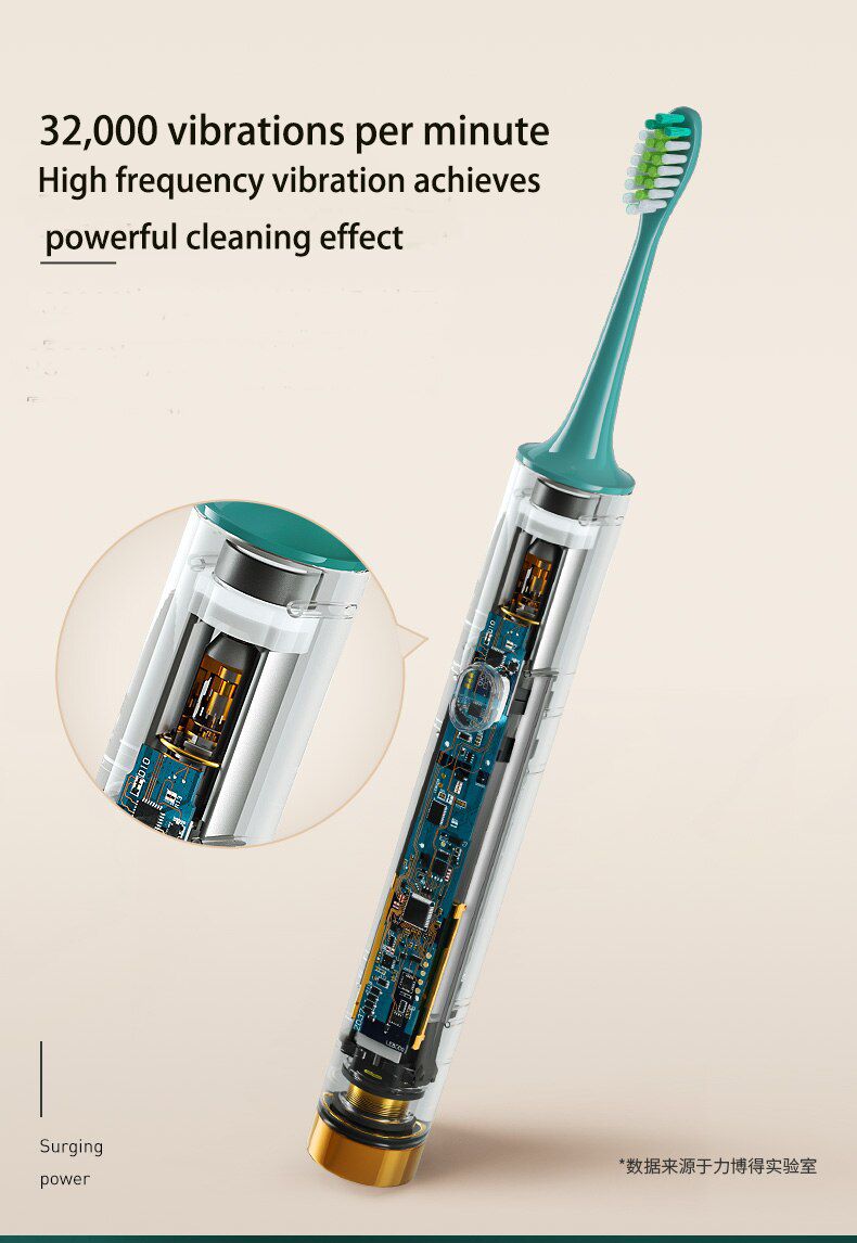 Sonic Electric Toothbrush Cordless USB Rechargeable Toothbrush Waterproof Ultrasonic Automatic Tooth Brush