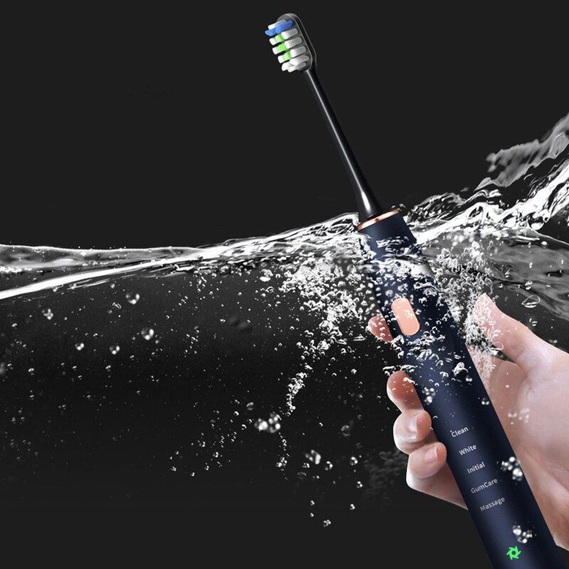 Sonic Electric Toothbrush Waterproof Tooth Brush Adult Ultrasonic Automatic Toothbrush USB Rechargeable