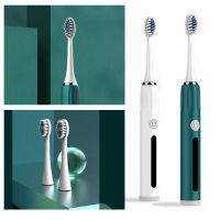 Sonic Electric Toothbrush Adult Timer Sonic Toothbrush IPX7 Waterproof Teeth Whitening Toothbrush Travel box Brush Head Set