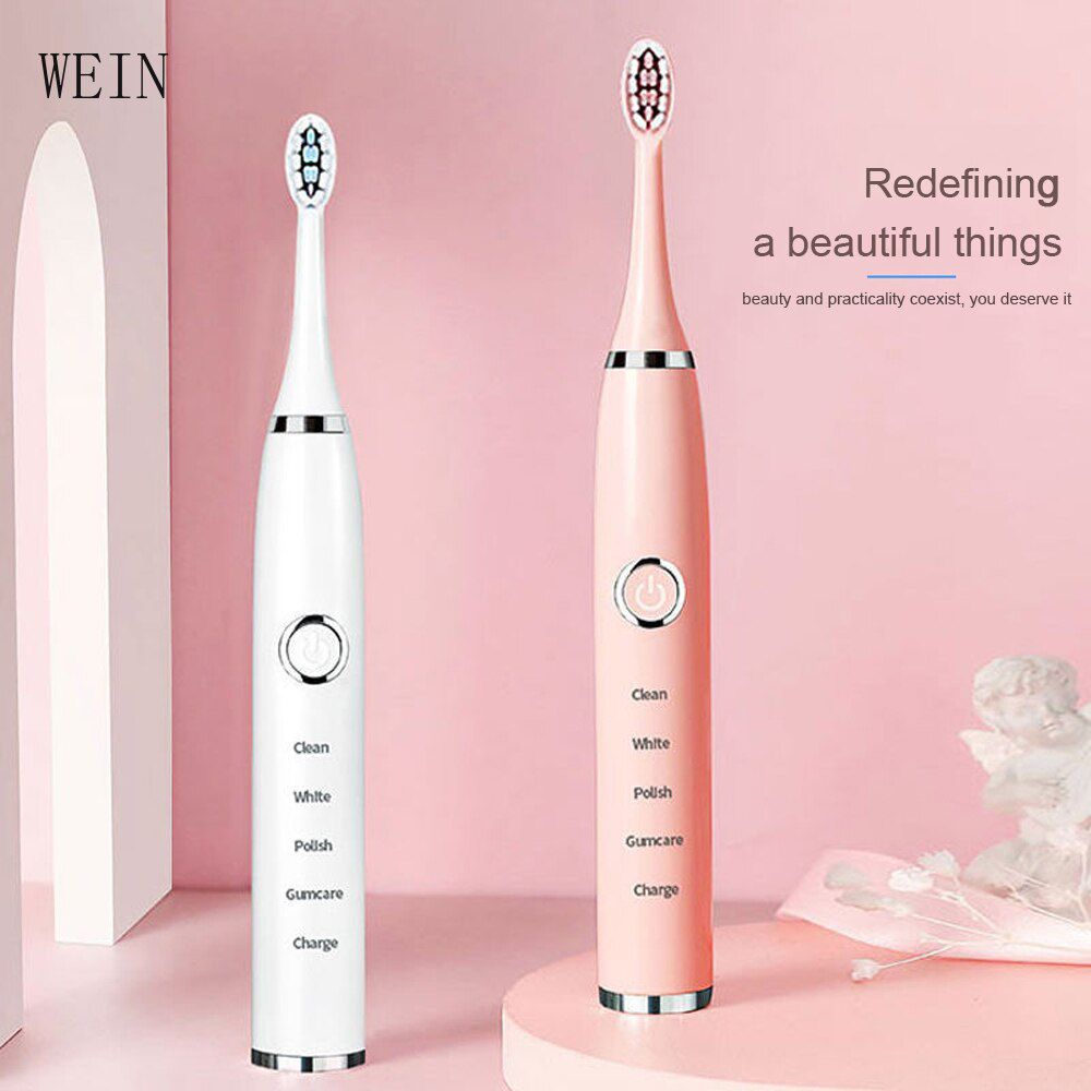 Newest Sonic Electric Toothbrushes for Adults Kids Smart Timer Rechargeable Whitening Toothbrush Waterproof Head Charging type