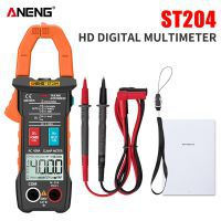 ST204 Clamp Meter 4000 Counts AUTO Digital DC/AC Current Voltage Tester Analog Multimeter True Rms Pinza Amperimetrica