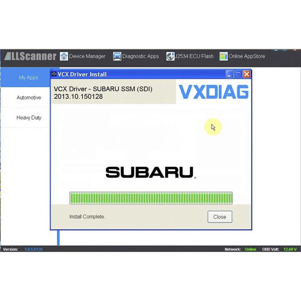 V2020.7 SUBARU SSM-III Software Update Package for VXDIAG Multi Diagnostic Tool