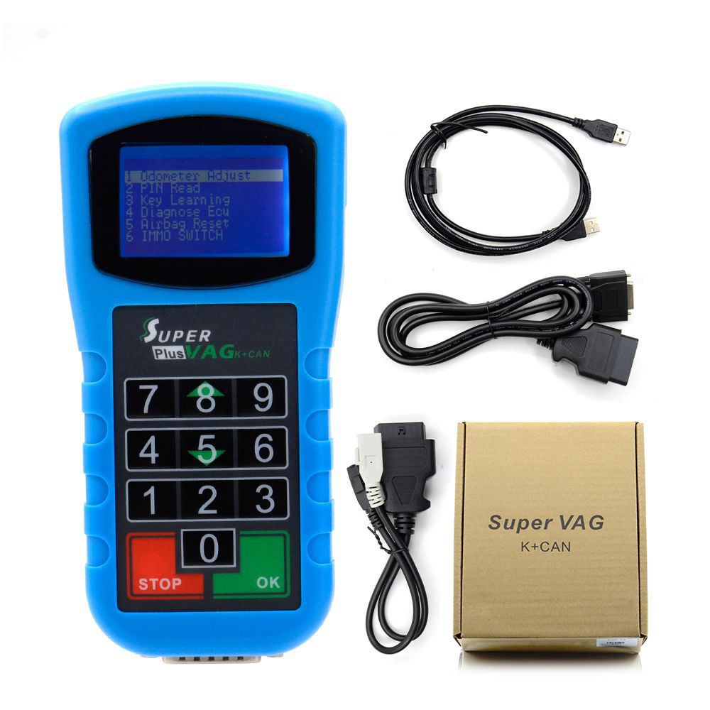 2019 Latest Super VAG K+CAN Plus 2.0 Diagnosis + Mileage Correction + Pin Code Reader Super VAG K+CAN Plus