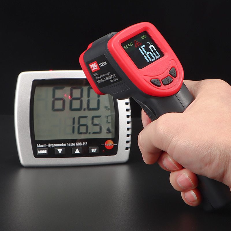 TA600A  Infrared Thermometer Digitale Non Contact Temperature Gun Industry IR Laser Temperrture Meter -50~380 Phrometer