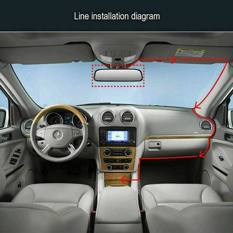 4.3 inch TFT LCD Screen Car Monitor Mirror Reversing Parking Car Monitor for Rear View Camera Night Vision Reversing