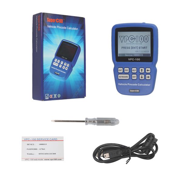 The Key Pro M8 Professional Auto Key Programmer Plus VPC-100 Vehicle PinCode Calculator