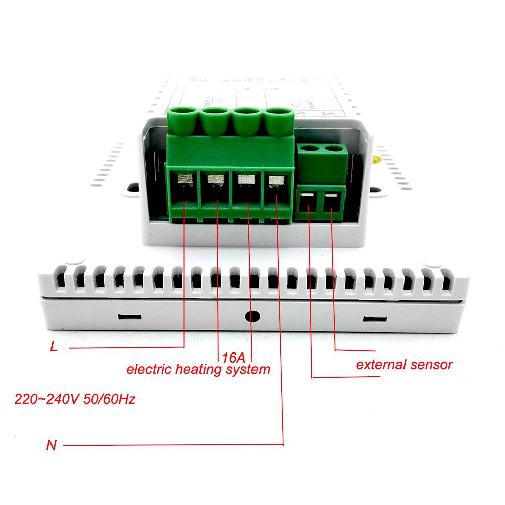 Big Promotion 220V 16A LCD Programmable WiFi Floor Heating Room Thermostat Room Temperature Controller