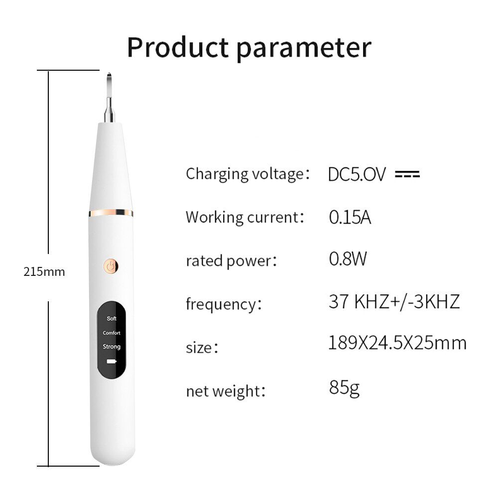 Dental Calculus Remover Endodontia Dental Led Ultrasound Teeth Cleaner Ultrasonic Toothbrush Electric Ultrasonic Sonic Tool Kit