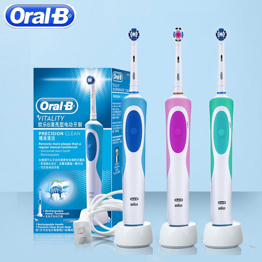 Toothbrush Rechargeable Toothbrush Oralb Toothbrush Holder Replacement Heads Sonic Rotation Adults Smart Time D12  D12013