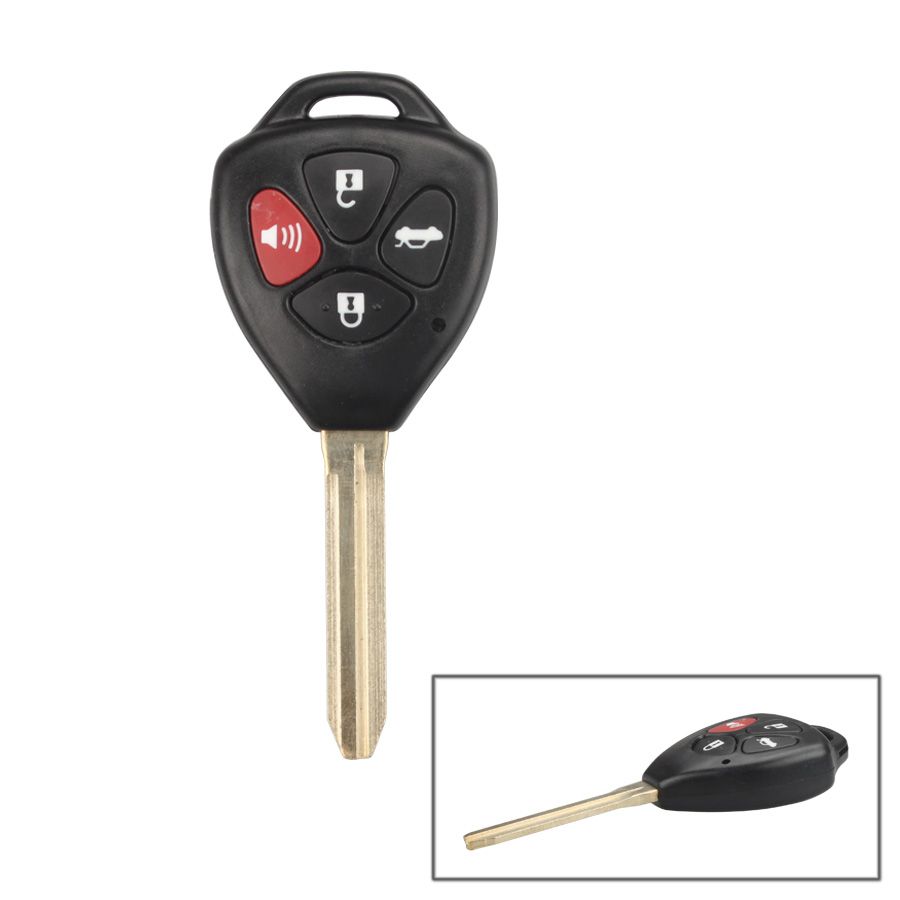 Key Shell 4 Button For Toyota Camry 5pcs/lot