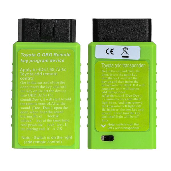 Toyo-ta G and Toyo-ta H Chip Vehicle OBD Remote Key Programming Device