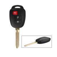 5pcs/lot Remote Key Shell 2+1 Button (No Logo) for Toyota