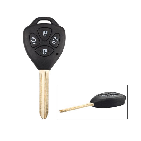 5pcs/lot Remote Key Shell 4 Button (Without Sticker With Sliding Door) For Toyota