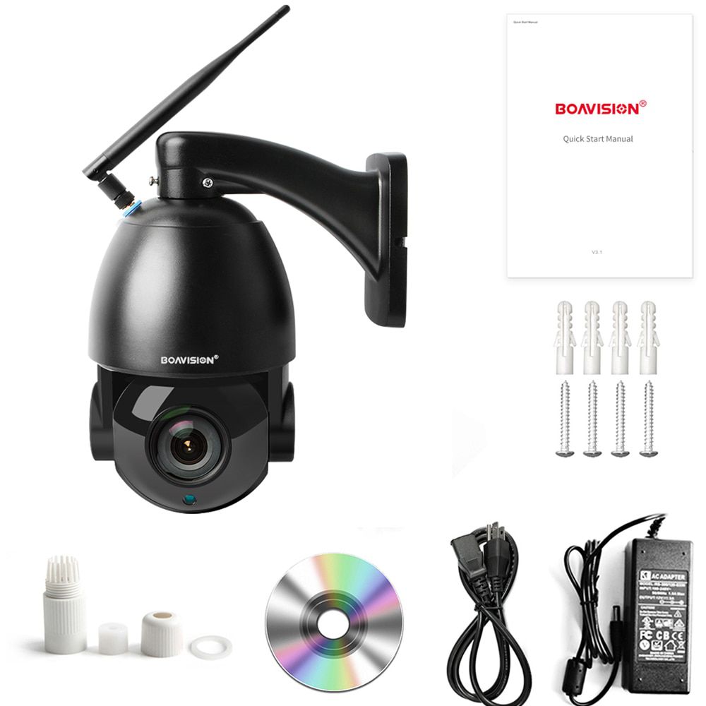 AI AUTO Tracking 5MP PTZ Dome IP Camera WIFI/4G/POE 30X Zoom CCTV Security Video Camera Audio Speaker 80m IR IP PTZ Cam CamHi