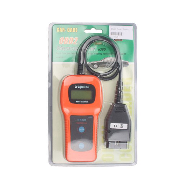 U380 OBDII OBD2 EOBD Engine Scanner Trouble Code Reader Free Shipping