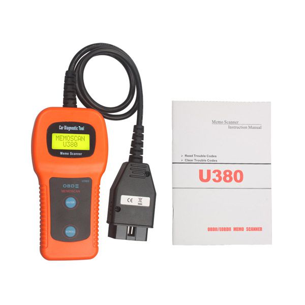 U380 OBDII OBD2 EOBD Engine Scanner Trouble Code Reader Free Shipping