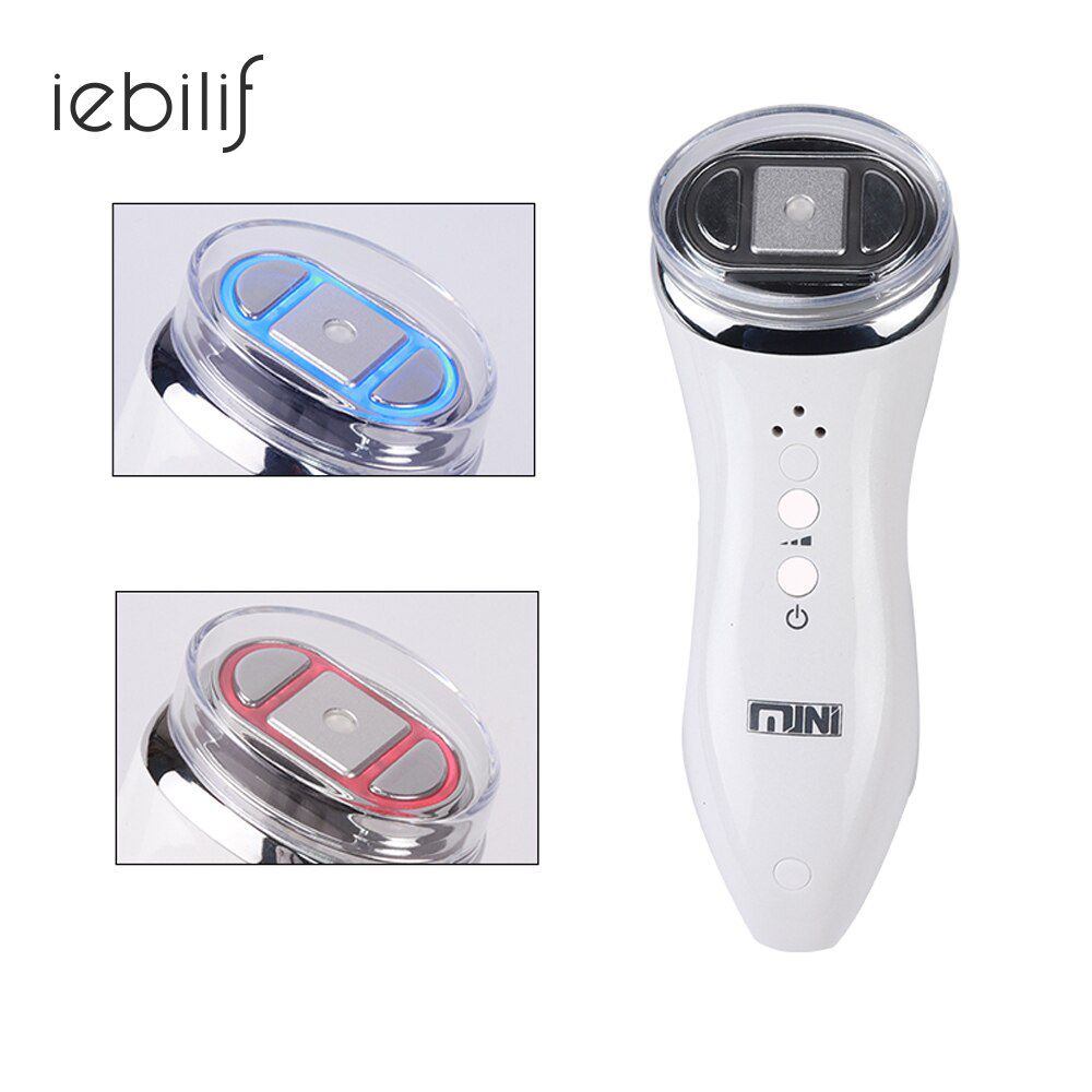 Ultrasonic Mini Bipolar Hifu RF Radio Frequency Massager Face Lifting Beauty Therapy Anti- Wrinkle Skin Rejuvenation Home SPA