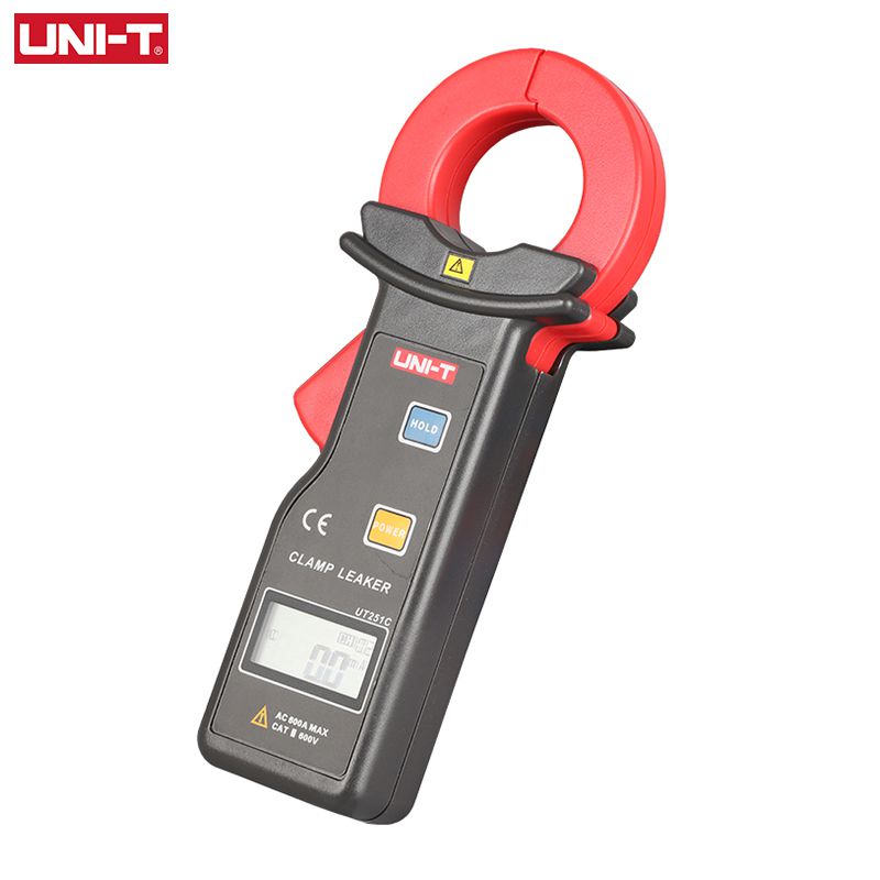 UNI-T Leakage Current Clamp Meter UT251A UT251C 600A Amperometric Clamp Digital Ammeter Current Tester High Sensitivity Data Hold