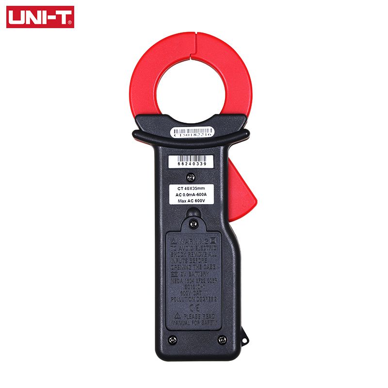 UNI-T Leakage Current Clamp Meter UT251A UT251C 600A Amperometric Clamp Digital Ammeter Current Tester High Sensitivity Data Hold