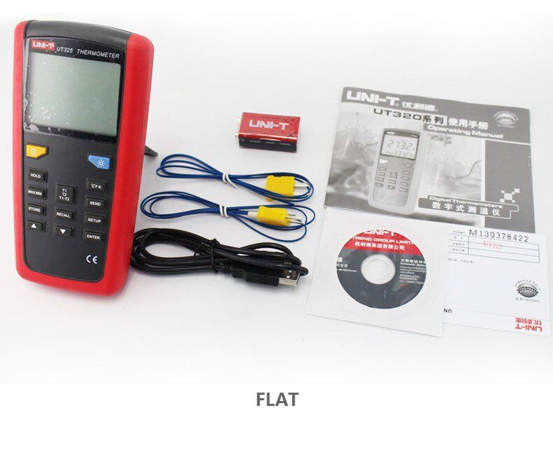 UNI-T UT325 Contact Type Termometers Range -200~1375 USB Interface Industrial Temperature Test Selection Type K.J.T.E.R.S.N