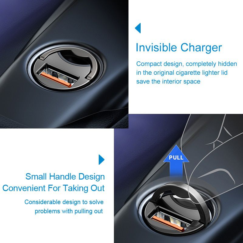 Quick Charge 4.0 3.0 USB C Car Charger For iPhone 12 11 X Pro Huawei Xiaomi Mobile Phone USBC Type C PD 3.0 Fast Charging