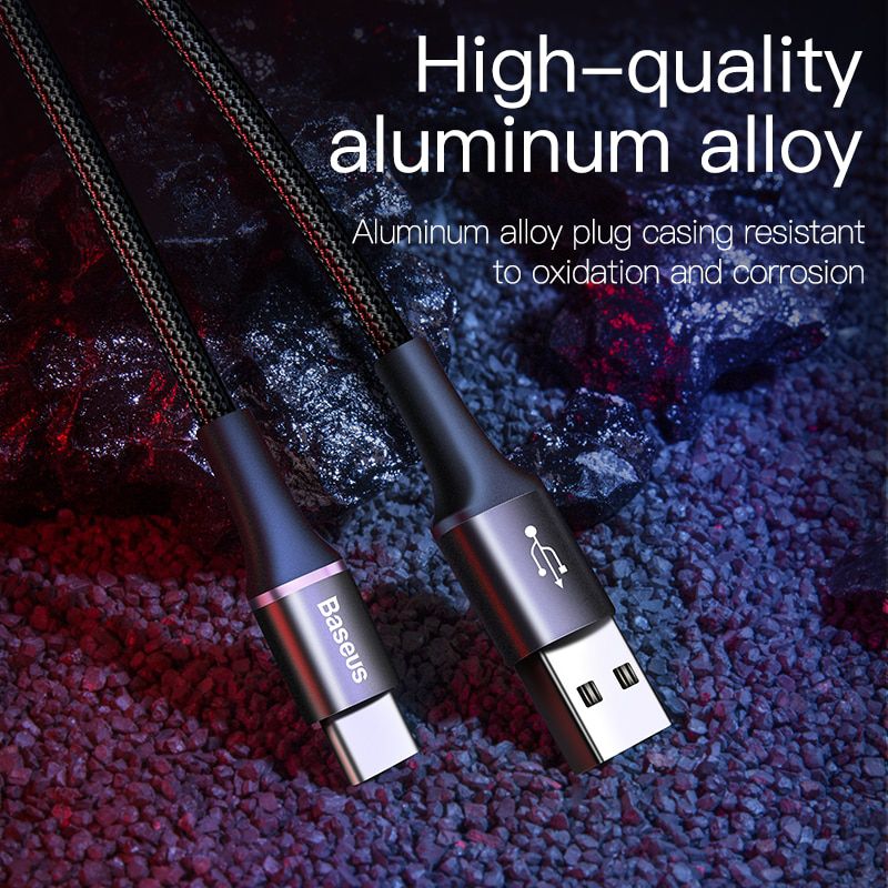 USB Type C Cable For Samsung Xiaomi Redmi Note 7 10 3A Fast Charging Cord USB-C Charger Mobile Phone USBC Type-c Cable 3m